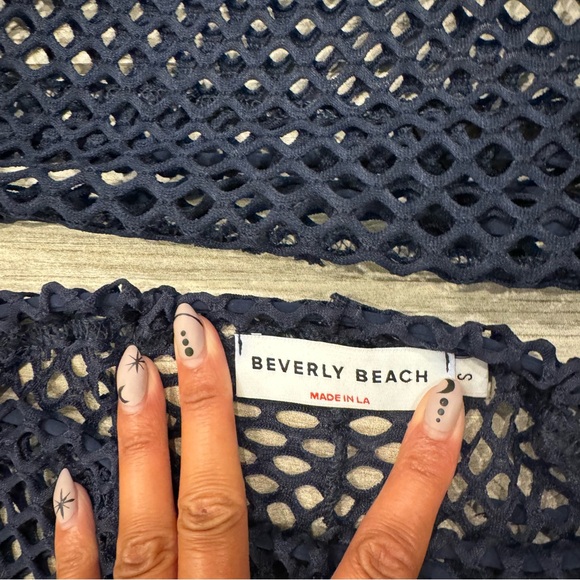 BEVERLY BEACH CAMILLE Cover up Navy Size small - Picture 5 of 14